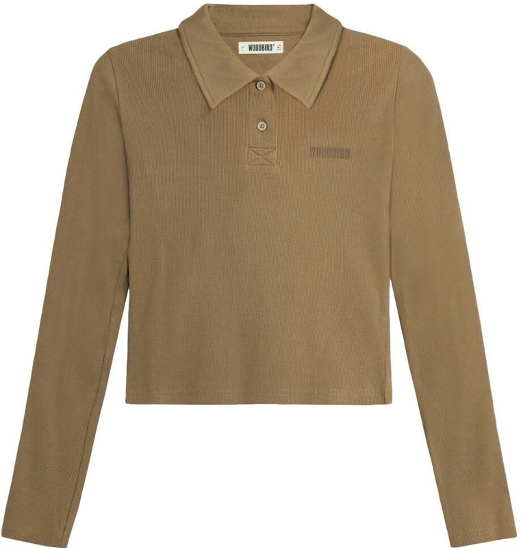 Woodbird - 2535-411 - T-shirt - Khaki - Korte Mouw