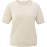 YAYA - Pullover - Licht Beige - Korte Mouw