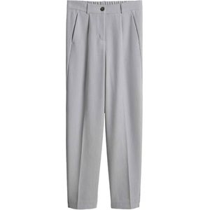 OPUS - Maiga - Pantalon - Lichtgrijs - Loosefit - High Waist