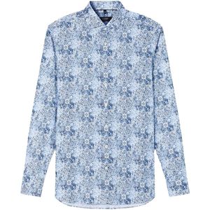 OLYMP SIGNATURE - Overhemd - Bleu - Tailored Fit - Kentkraag