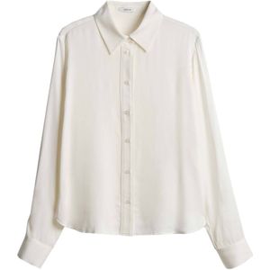 Opus Blouse lange mouw 10491612726100 Ecru