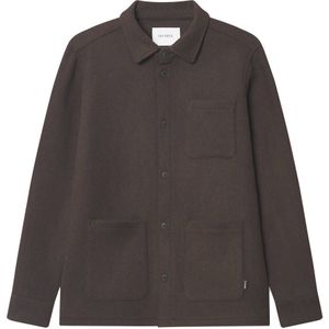 Les Deux Overshirt 1000573 JASON Donker bruin