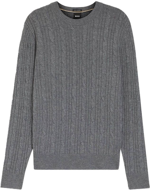 Boss - Hetico 10274959 - Trui - Gebreid - Regular Fit - Ronde Hals - Lange Mouwen