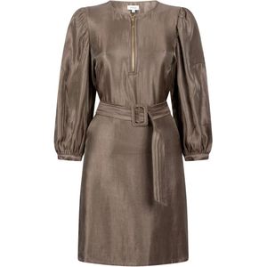 Aaiko Jurk SEMIRA SHINE VIS Donker grijs