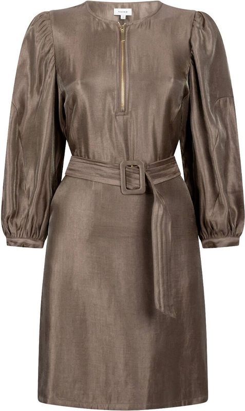 Aaiko Jurk SEMIRA SHINE VIS Donker grijs