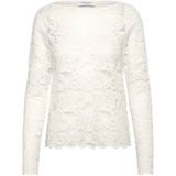 Rosemunde Top lange mouw 101259 RWDania Ecru