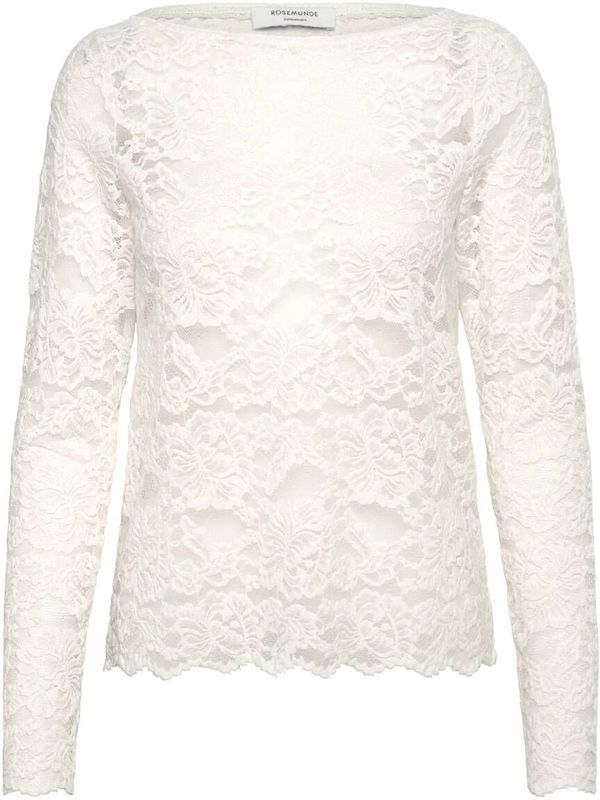 Rosemunde Top lange mouw 101259 RWDania Ecru