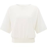 YAYA Top korte mouw 01-000475-507 Ecru