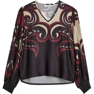 Summum - Blouse lange mouw - Licht beige - 2s3397-12337