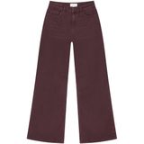 Fabienne Chapot - Thea Wide Leg Jeans - Bordeaux - Dames - Broek
