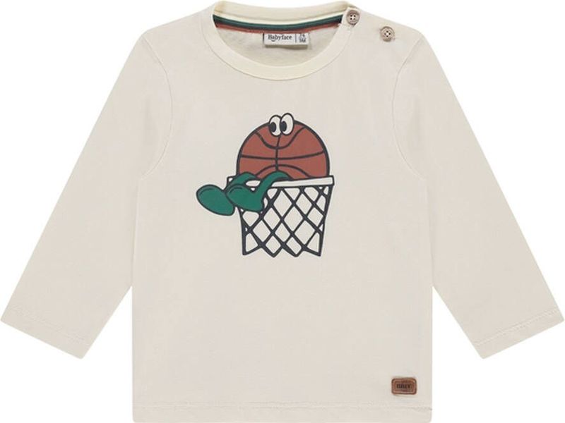 Babyface - Longsleeve - Ecru - Voor Jongens