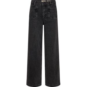 MOS Mosh - Mmcolette Deluxe Jeans - Zwart - Dames - Wijde Pijpen
