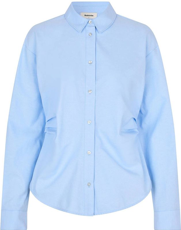 Modström - 58798 SIOBANMD - Blouse - Blauw - Lange Mouw