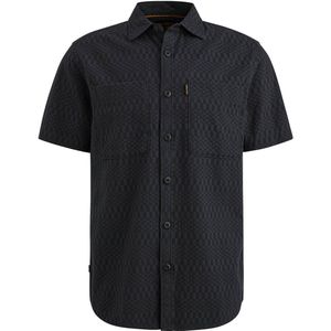 PME Legend Overhemd korte mouw PSIS2504214 Donker blauw