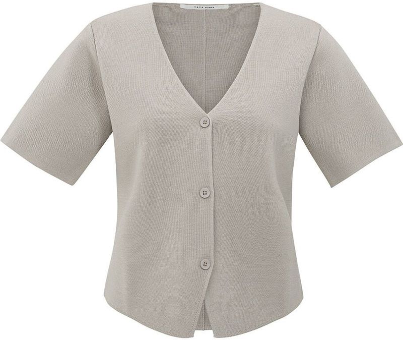 YAYA - Vest - Bruin - 01-010115-507