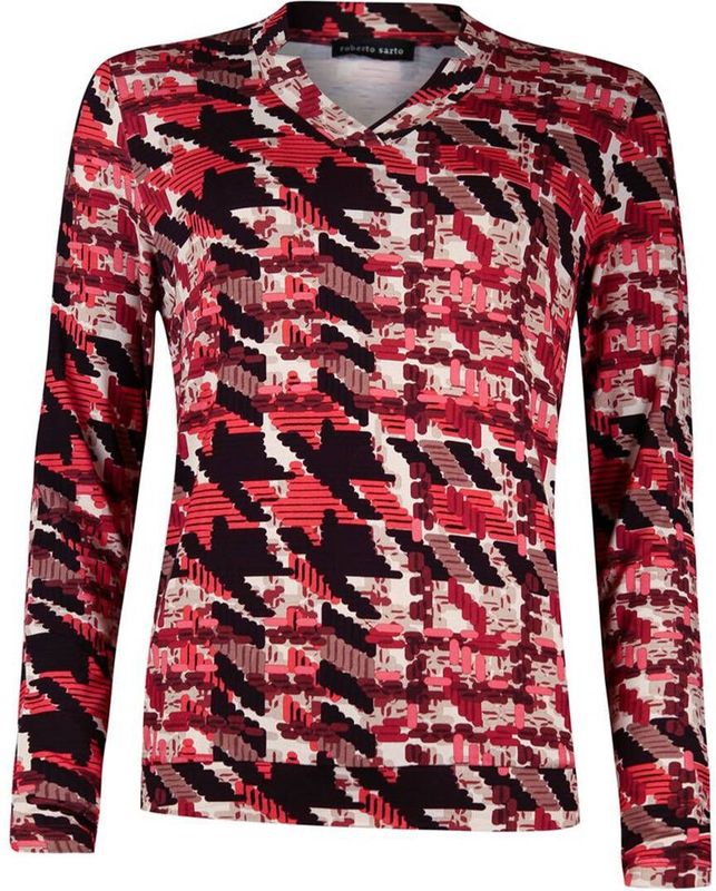 Roberto Sarto - Top lange mouw - Rood - 531103