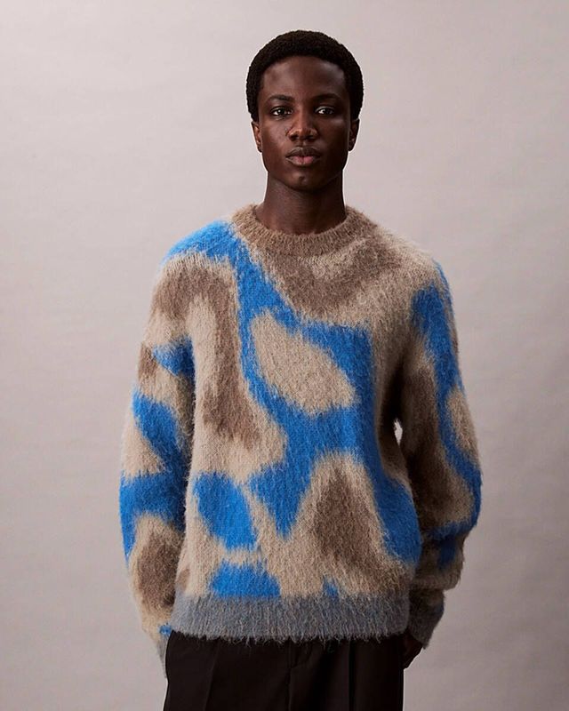 Calvin Klein - LV04LD312G - Pullover - Licht Blauw