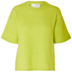 Selected Femme Pullover korte mouw 16093048 Licht groen