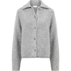 Knit-ted - Vest 252P036 - Grijs - Vesten