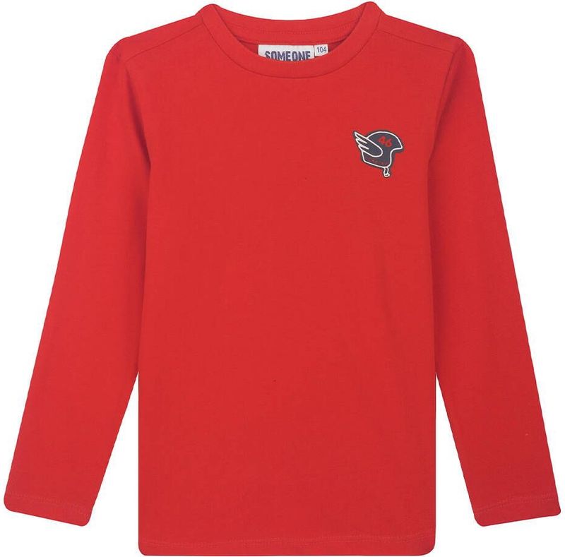Someone - T-shirt lange mouw - Rood - SB03.252.58359