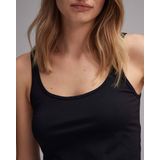 Opus - Ina - Hemd - Zwart - Katoenmix - Smalle, Langwerpige Pasvorm