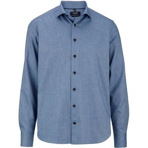 Olymp, Heren, Overhemden, Blauw, Maat: 4XL