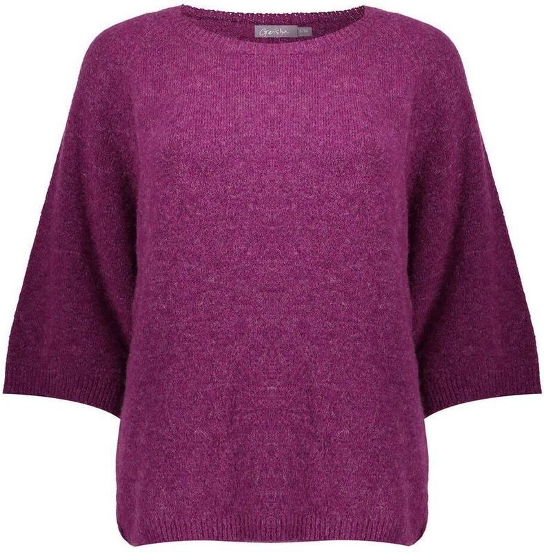 Geisha - 54890-70 - Pullover - Paars - Korte Mouw
