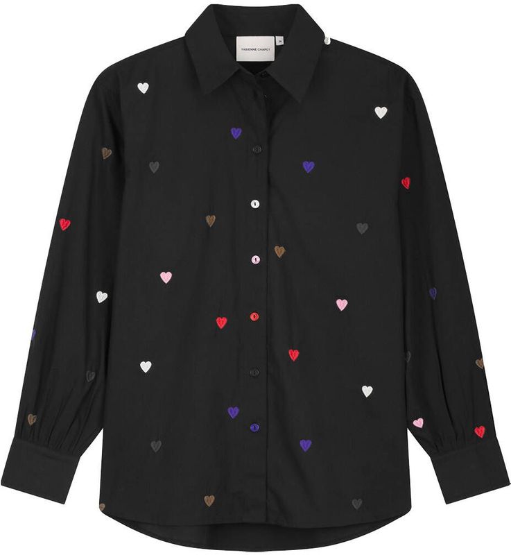 Fabienne Chapot - Blouse - Zwart - Biologisch Katoen
