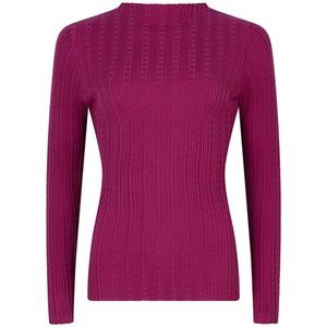 Lofty Manner Top lange mouw OM05 - Sweater Ki Paars