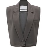 YAYA Gilet 01-501075-510 Midden grijs