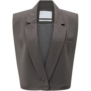 YAYA Gilet 01-501075-510 Midden grijs