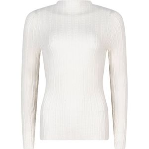 Lofty Manner Top lange mouw OM05.2 - Sweater Wit