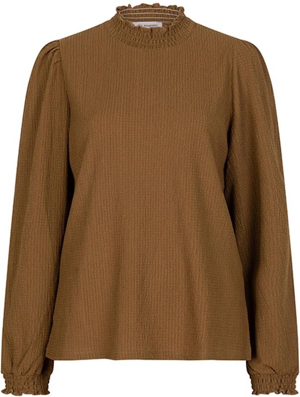 Lofty Manner - QI200.1 - Top lange mouw - Bruin