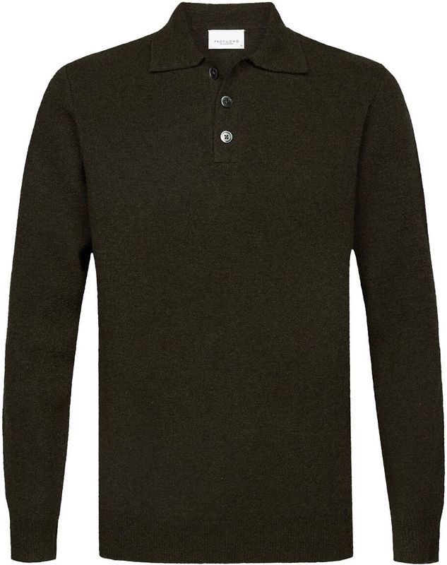 Profuomo - PPWJ30033A - Pullover - Donker Groen