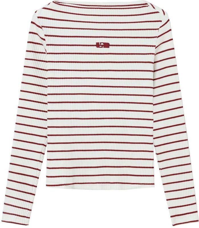 Laagam - TS/M1006F02/20 - Top - Rood - Lange Mouw