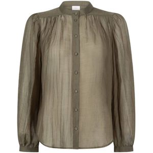 Aaiko Blouse lange mouw ZOYA TEN 521 Groen