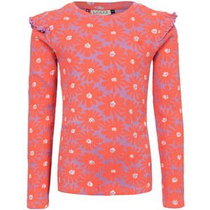 Looxs Little Top lange mouw 2601-7404-985 Licht rood