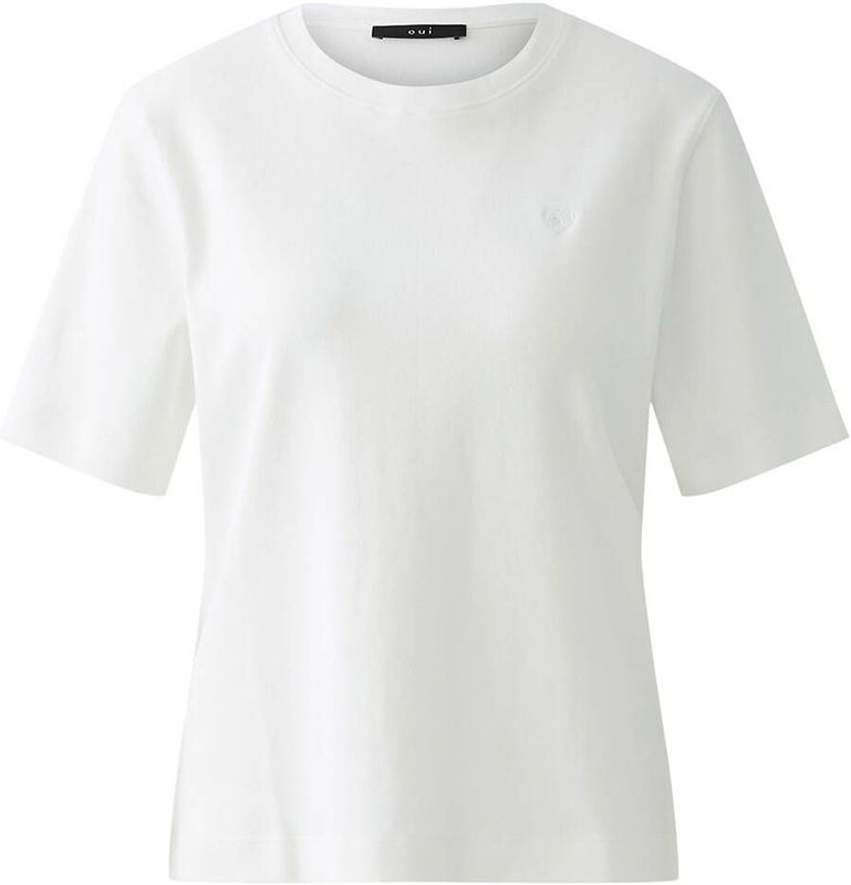 Oui - T-shirt - Ecru - 0094694