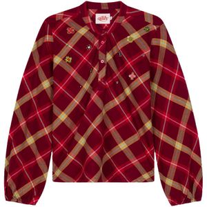 Oilily - F25WBL5140 - Top - Bordeaux - Lange Mouw