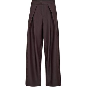 Co'Couture - Broek 41042 Zella - Donker Bruin