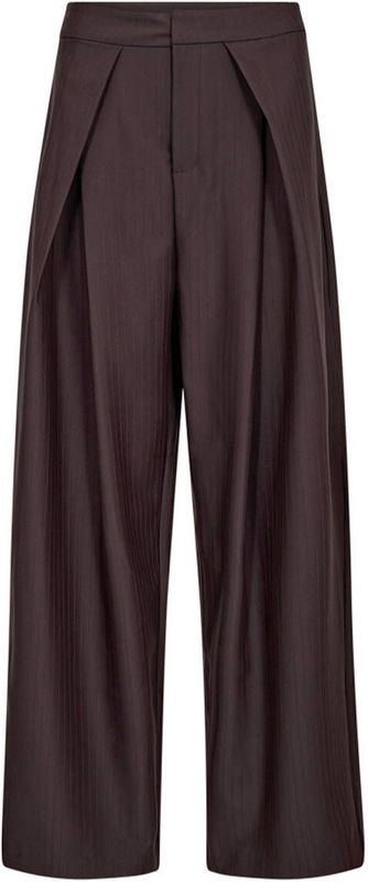 Co'Couture - Broek 41042 Zella - Donker Bruin