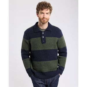 Armor Lux - Polo Lange Mouw 73913 - Donker Groen - Longsleeve