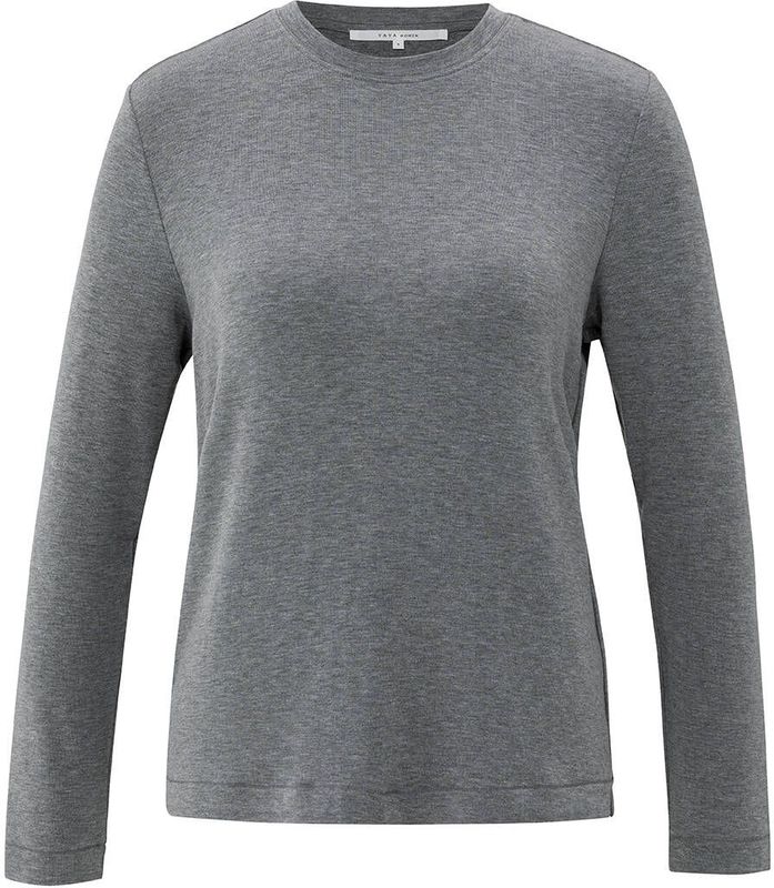 YAYA Top lange mouw 01-709330-510 Taupe
