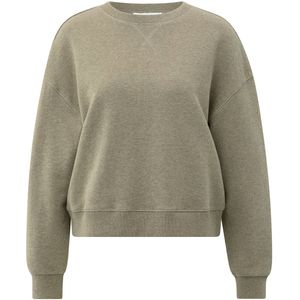 Yaya - Sweatshirt - Groen - Dames