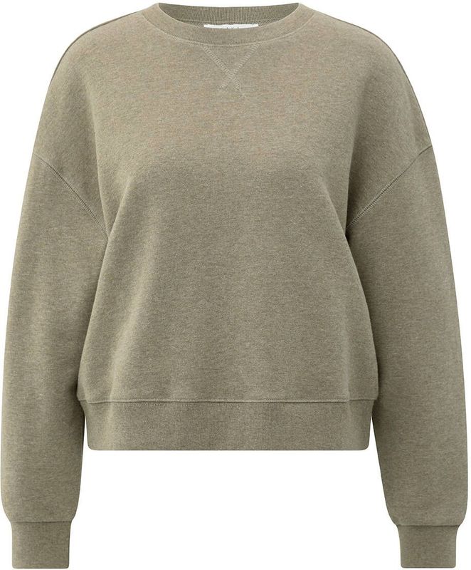 Yaya - Sweatshirt - Groen - Dames