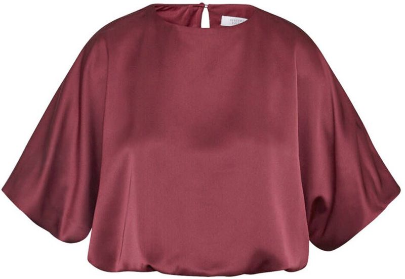 Sisters Point - 19410 GUFO-TOP2 - Top - Bordeaux - Korte Mouw