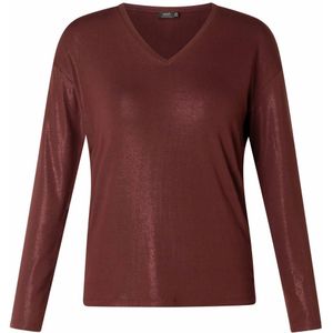 YEST - CURVE Shaylee Essential Tops - Port - Longsleeve