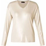 YEST - CURVE Shaylee Essential Tops - Sand - T-shirt
