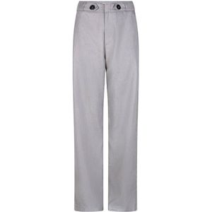 Lofty Manner - Trouser Jazmin Qi33 - Broek - Grijs - Wide Leg