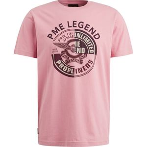 PME Legend T-shirt korte mouw PTSS2404590 Licht roze